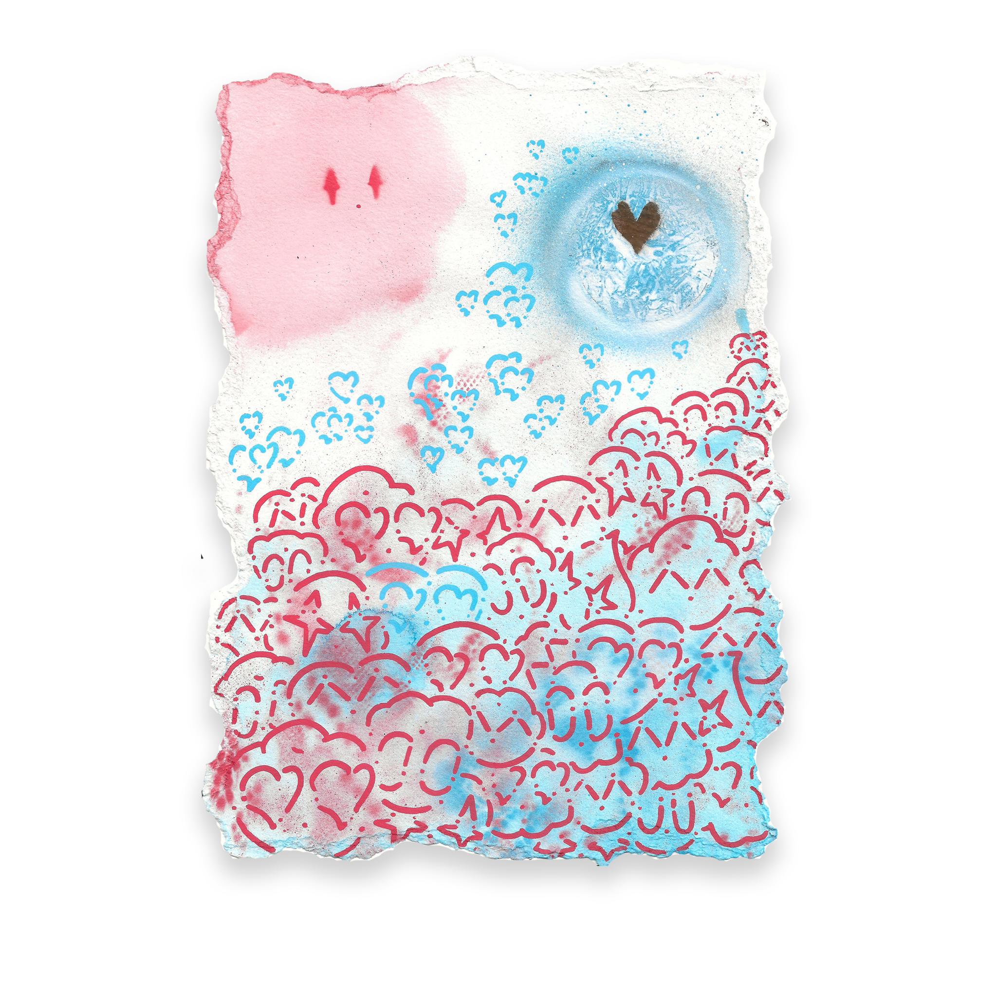 THE BLUE MOON SPOKE TO THE SEA